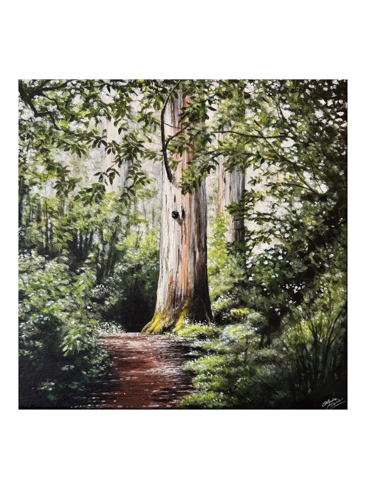 "Margaret’s Place" original acrylic painting on canvas (300 x 300mm)