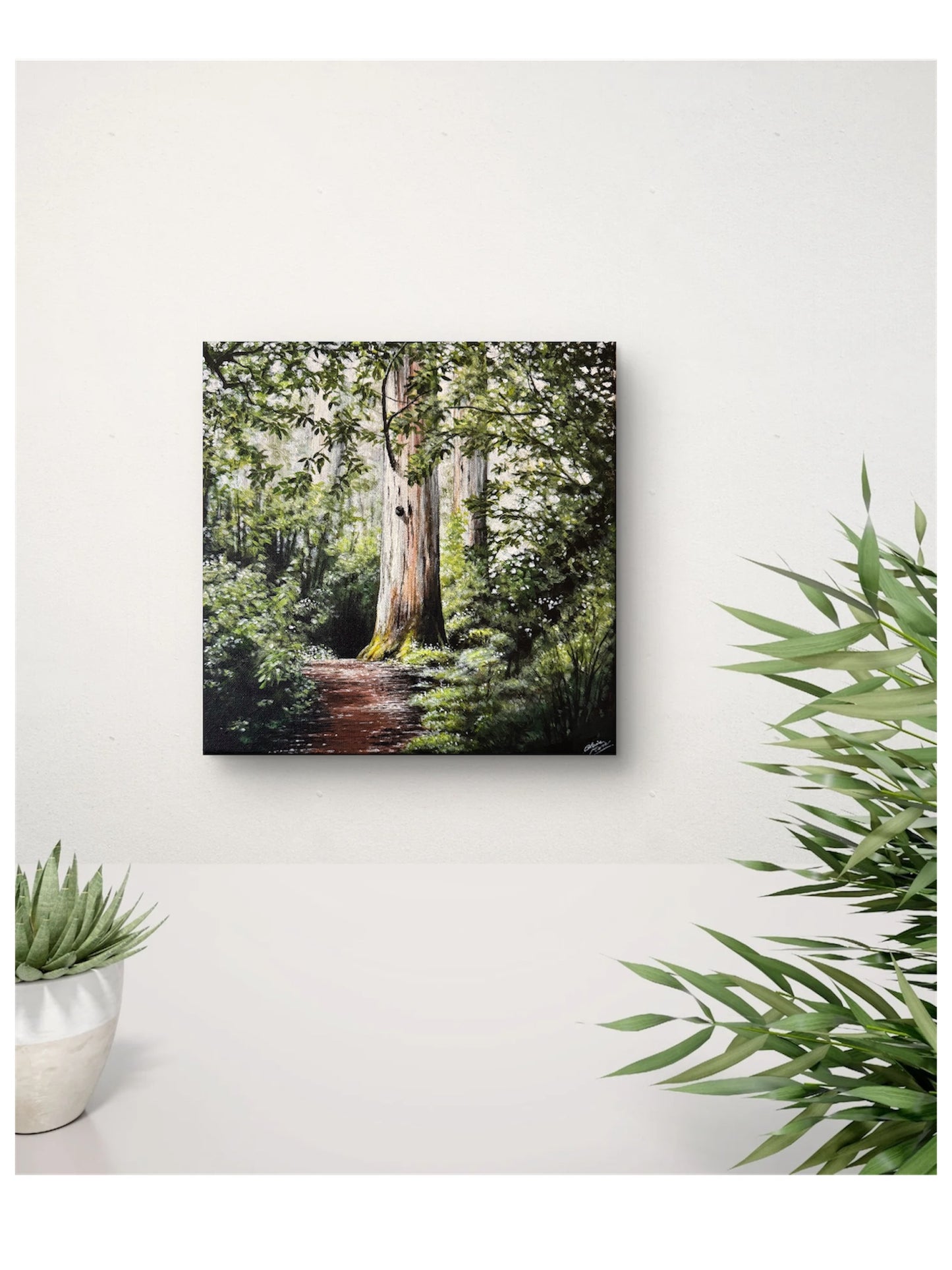 "Margaret’s Place" original acrylic painting on canvas (300 x 300mm)