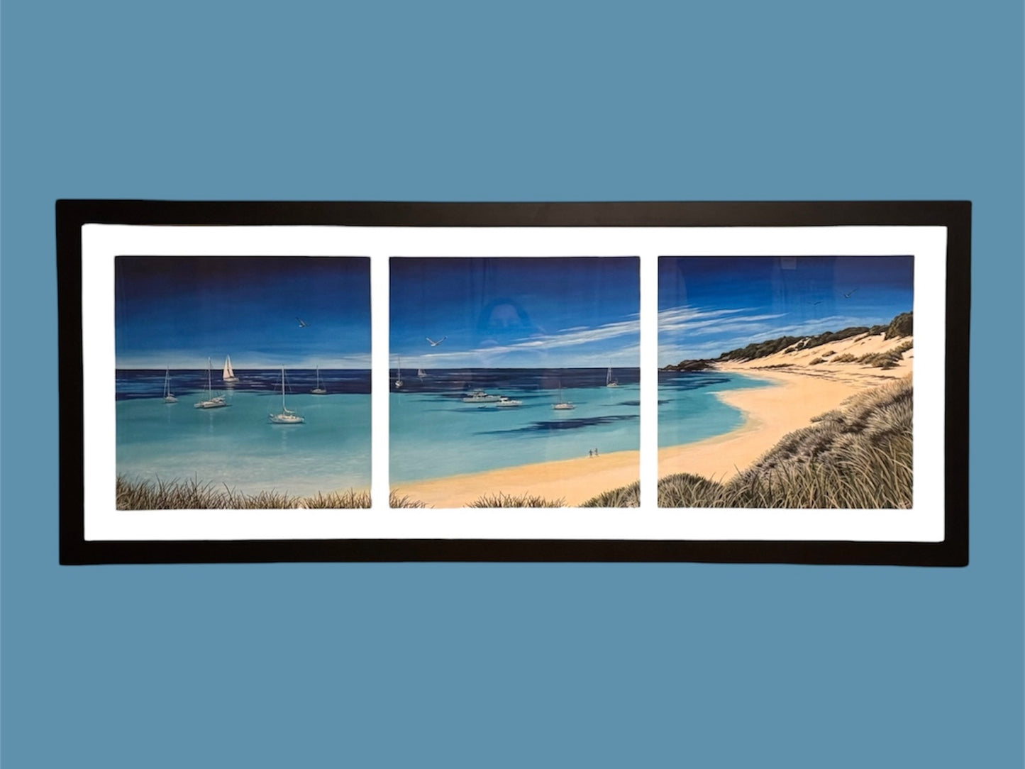 'Tranquility - Longreach bay' framed and mounted fine art prints