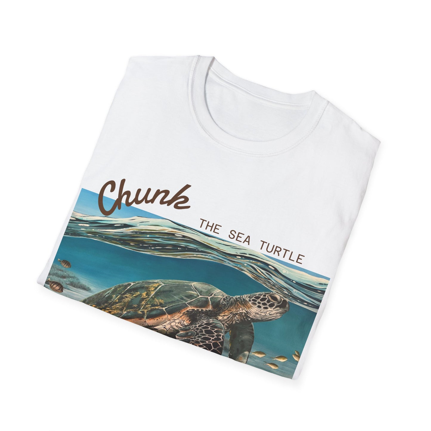 Sea Turtle T-Shirt - 'Chunk the Sea Turtle' Design