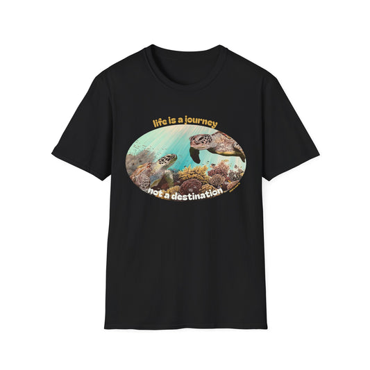 'Life is a Journey' Underwater Garden T-Shirt