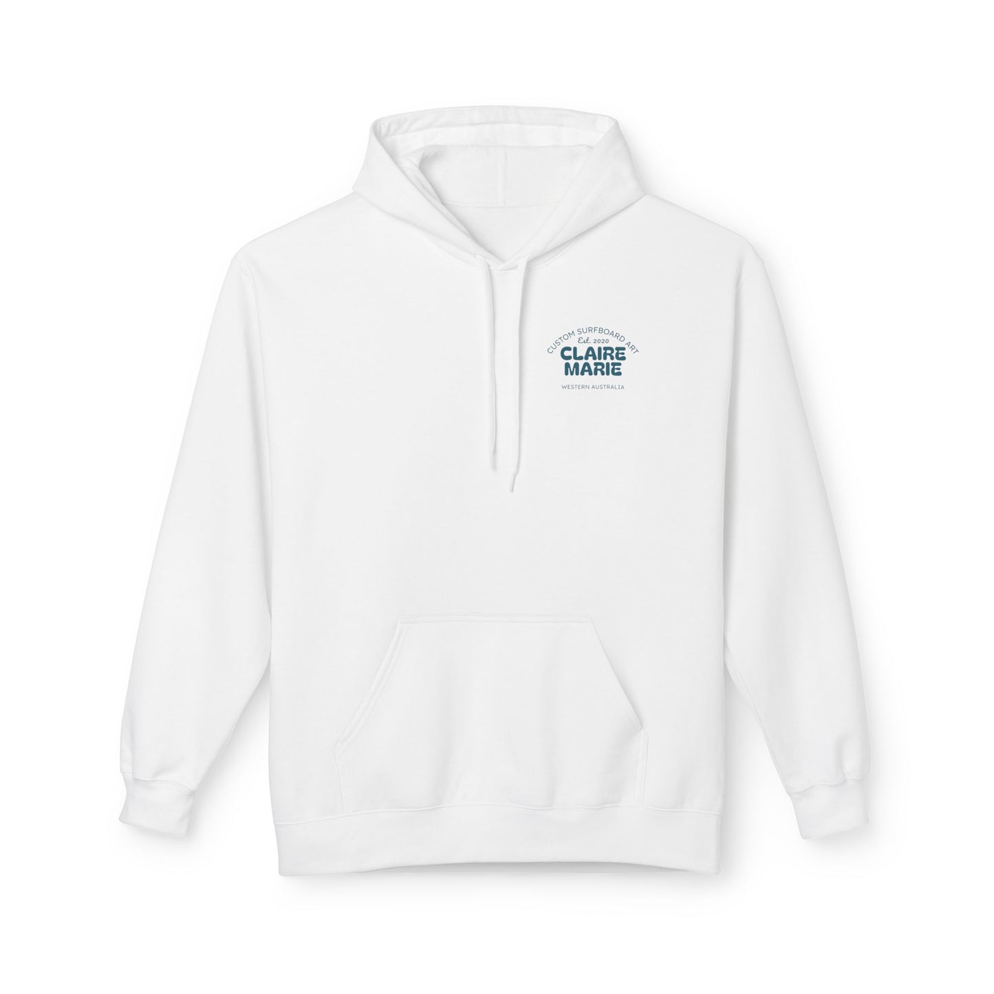 Claire Marie Surfboard Art Hoodie
