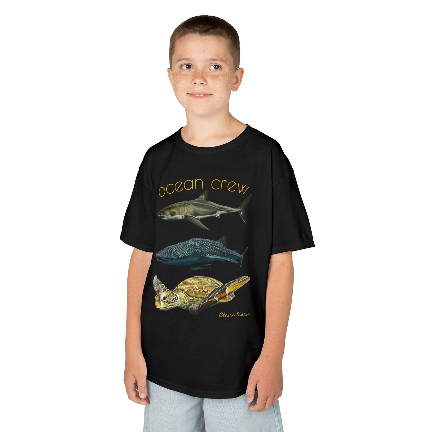 "Ocean Crew" Marine Life Kids T-shirt