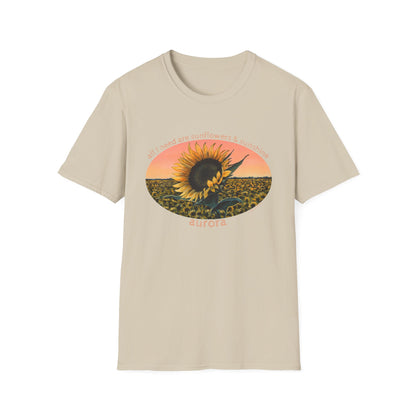 Sunflower Sunset Tee — 'Aurora' T-Shirt