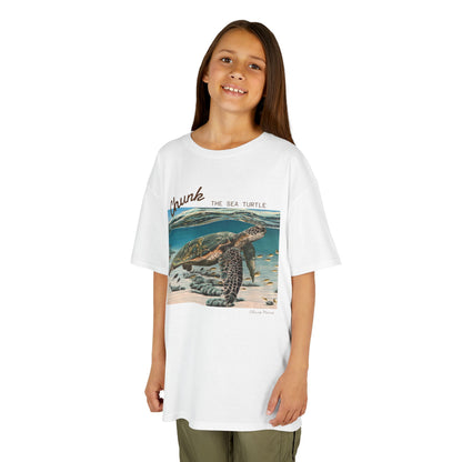 Sea Turtle Kids T-shirt - 'Chunk the Sea Turtle' design