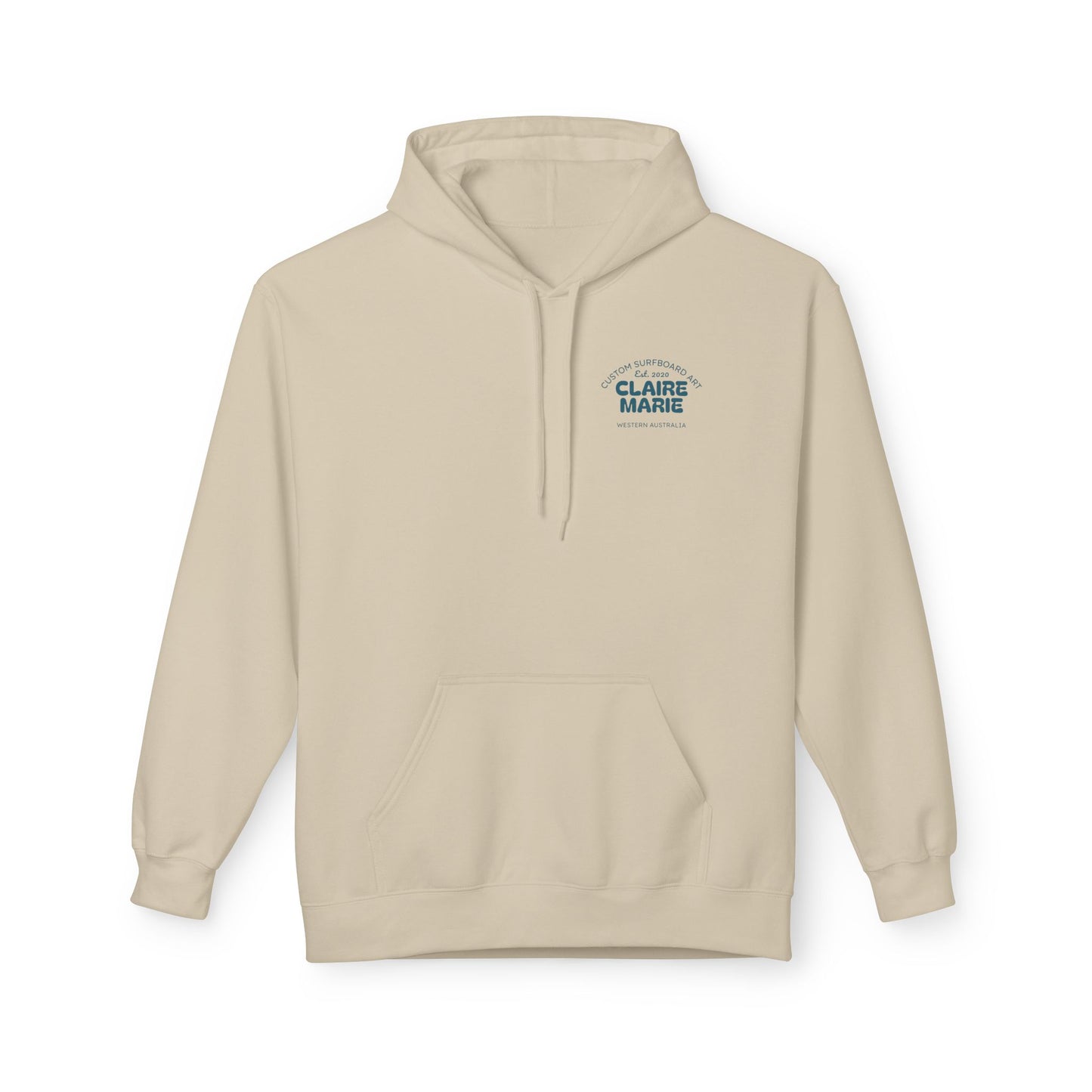 Claire Marie Surfboard Art Hoodie