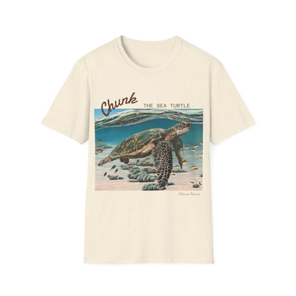 Sea Turtle T-Shirt - 'Chunk the Sea Turtle' Design