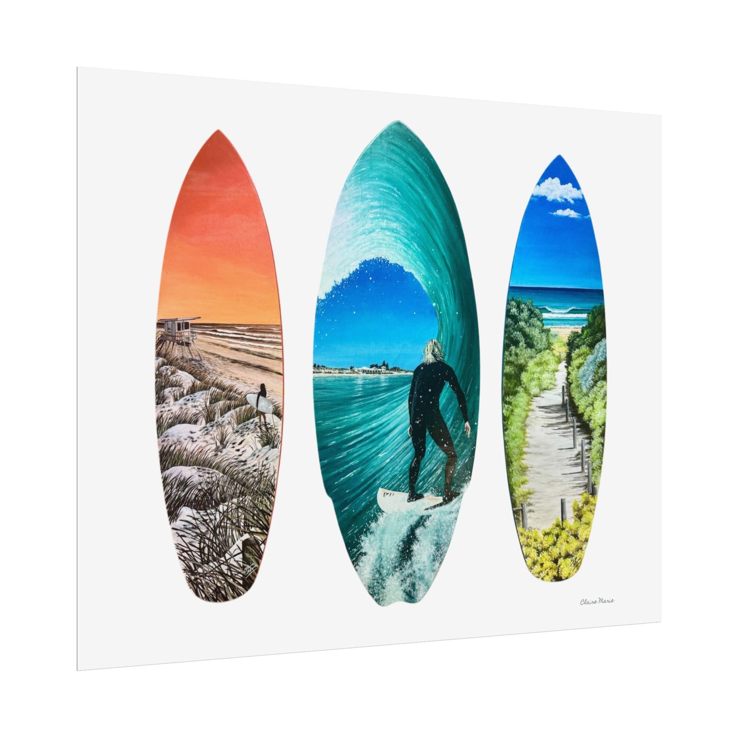 Fine Art Posters - Mullaloo Surfboard Collection