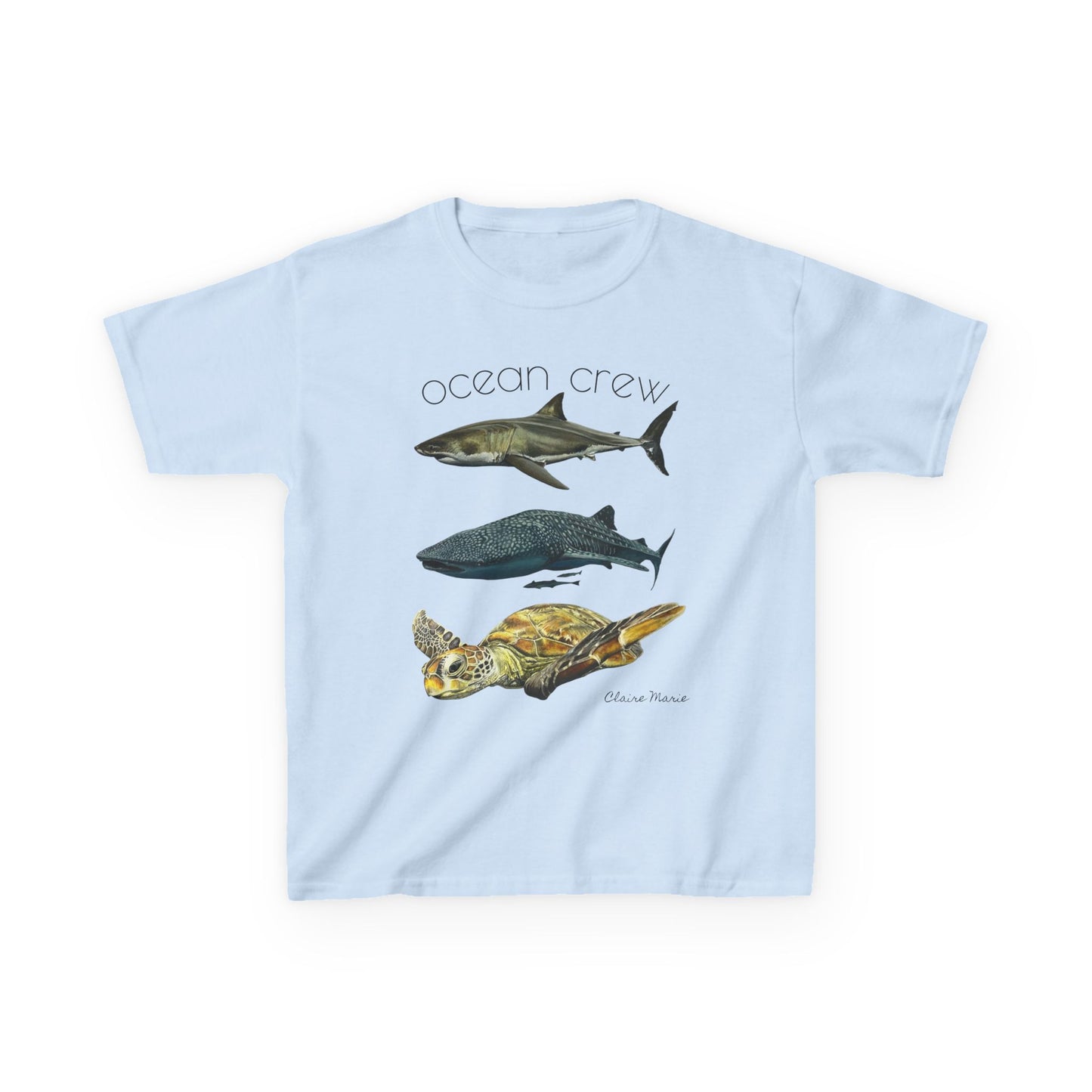 "Ocean Crew" Marine Life Kids T-shirt