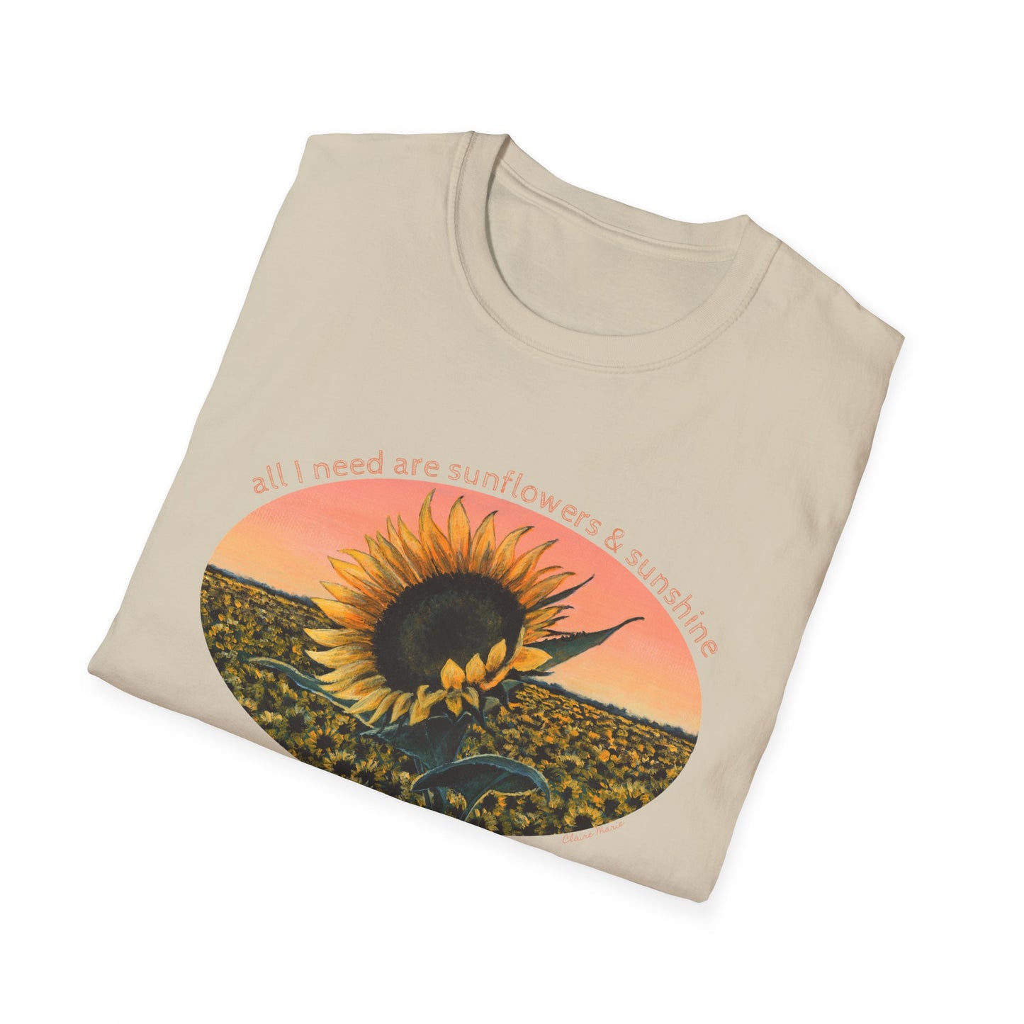 Sunflower Sunset Tee — 'Aurora' T-Shirt