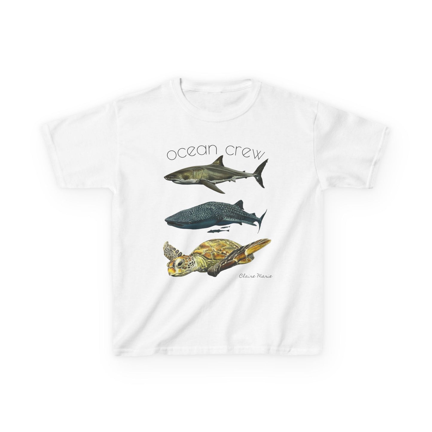 "Ocean Crew" Marine Life Kids T-shirt