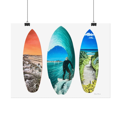 Fine Art Posters - Mullaloo Surfboard Collection