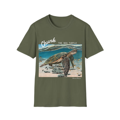 Sea Turtle T-Shirt - 'Chunk the Sea Turtle' Design