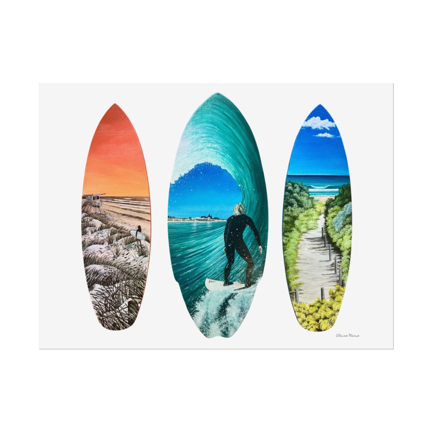 Fine Art Posters - Mullaloo Surfboard Collection