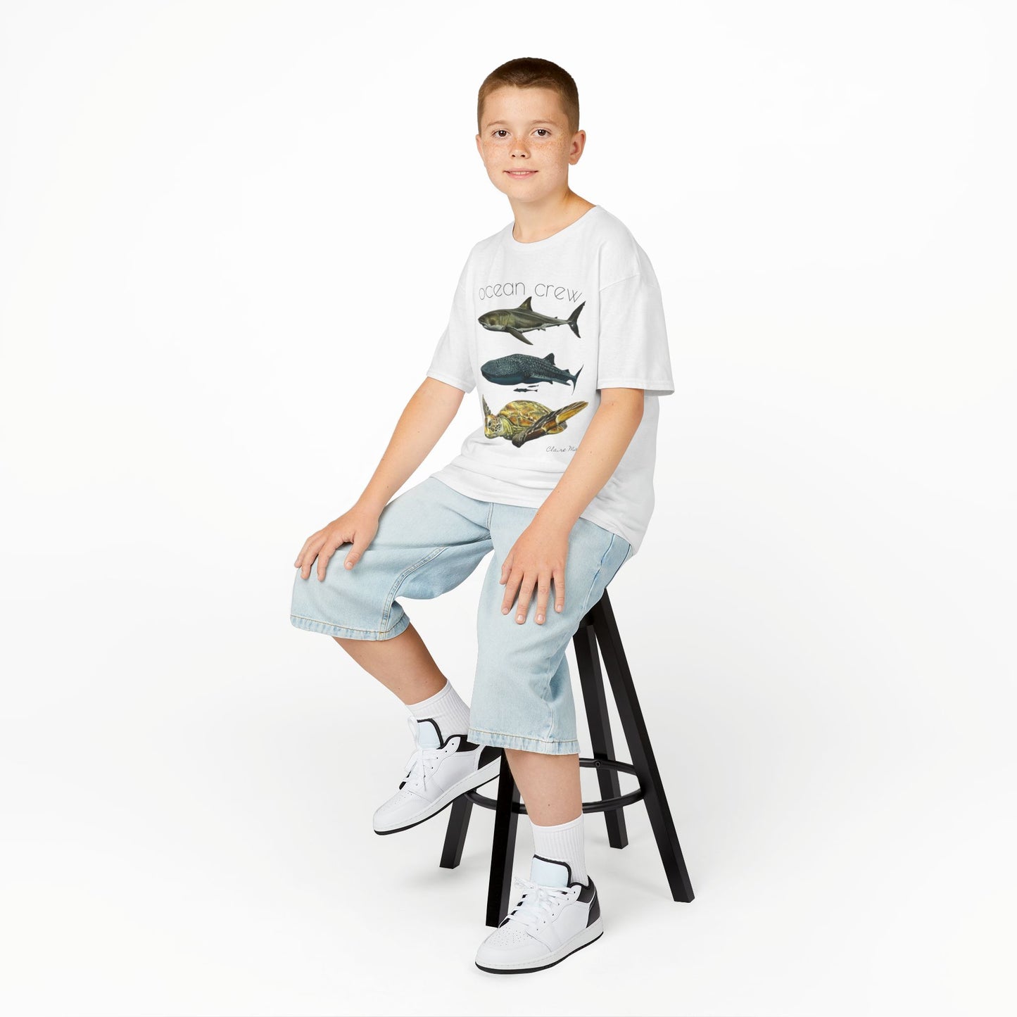 "Ocean Crew" Marine Life Kids T-shirt