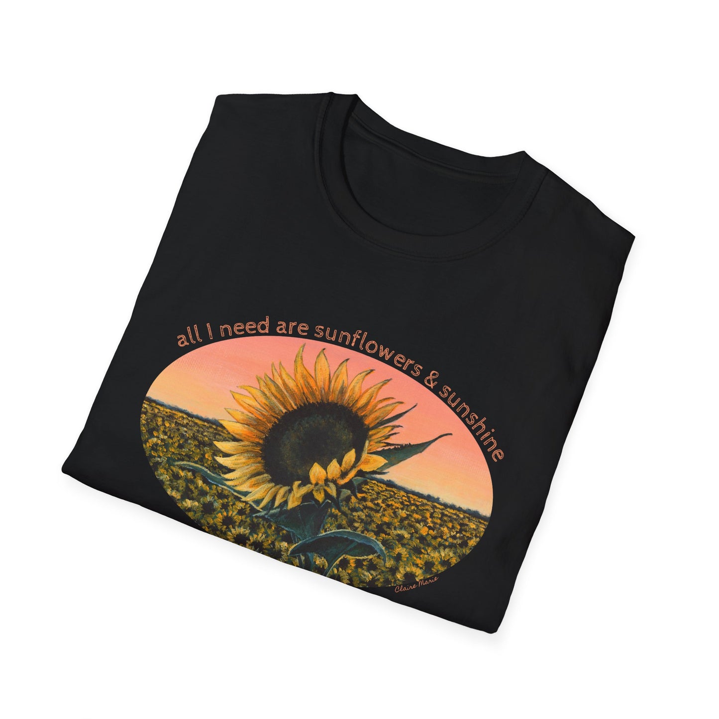 Sunflower Sunset Tee — 'Aurora' T-Shirt