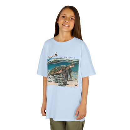 Sea Turtle Kids T-shirt - 'Chunk the Sea Turtle' design