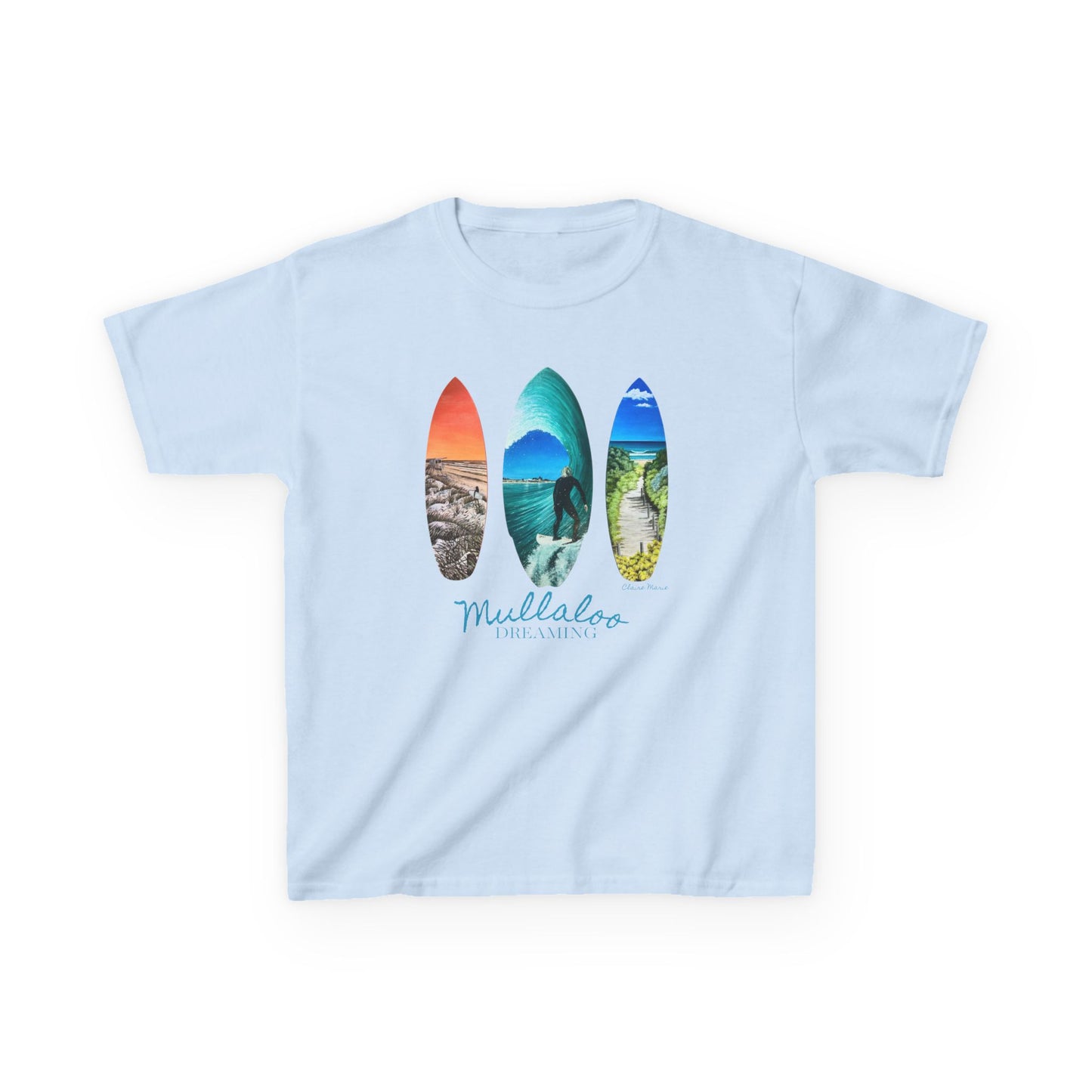 Surfboard 'Mullaloo Dreaming' Kids T-shirt