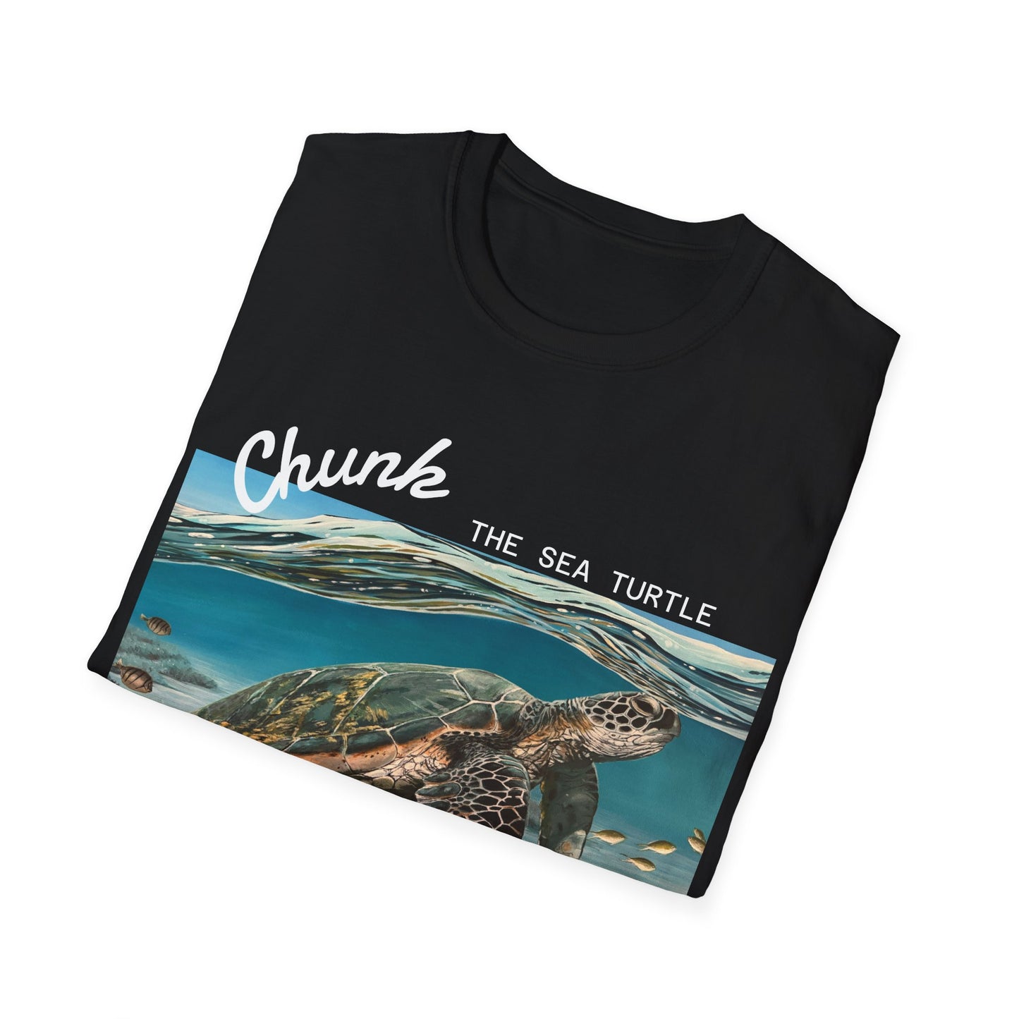 Sea Turtle T-Shirt - 'Chunk the Sea Turtle' Design