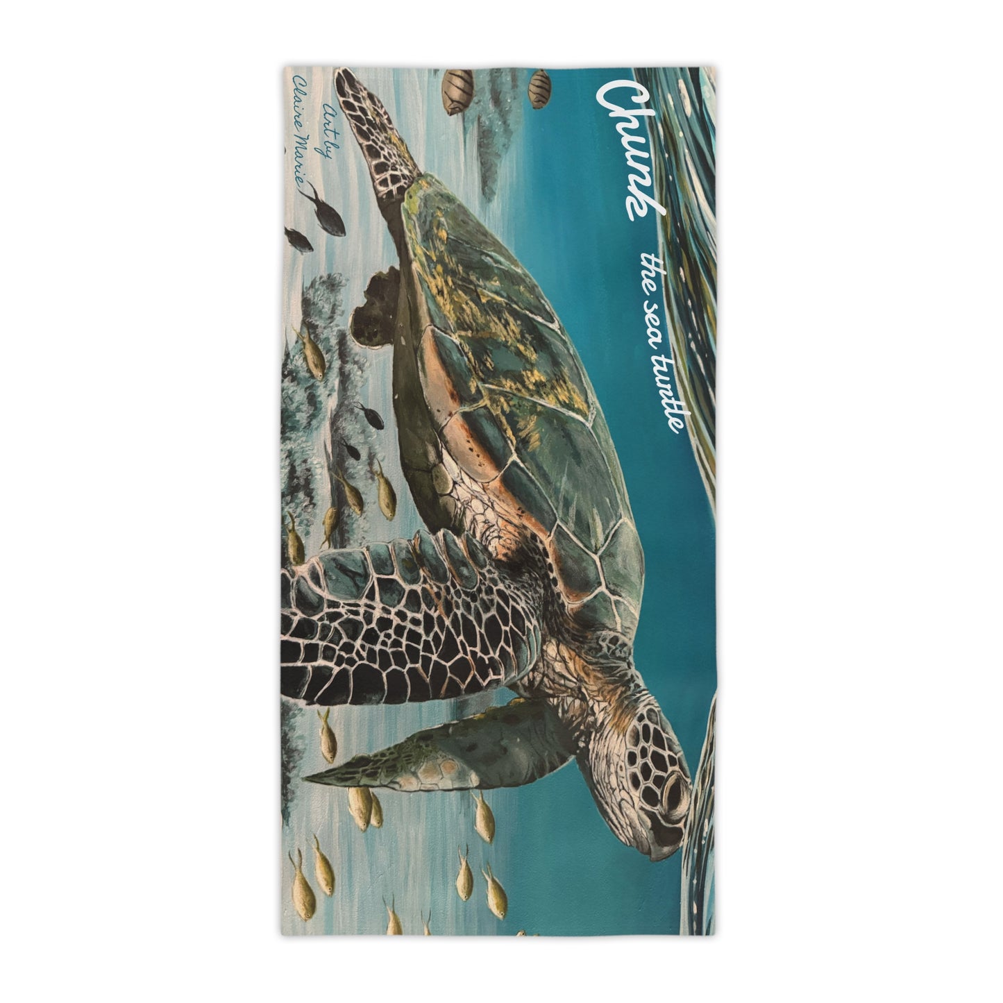 ‘Chunk the Sea Turtle’ Beach Towel