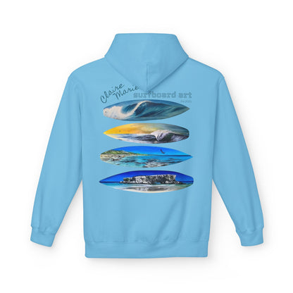 Claire Marie Surfboard Art Hoodie