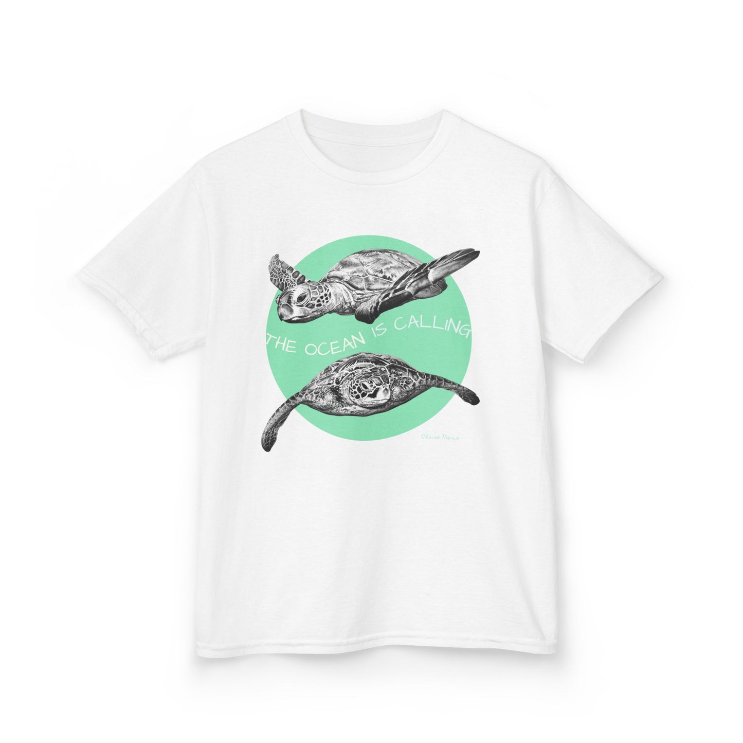 Sea Turtle “The Ocean Is Calling” Kids T-shirt