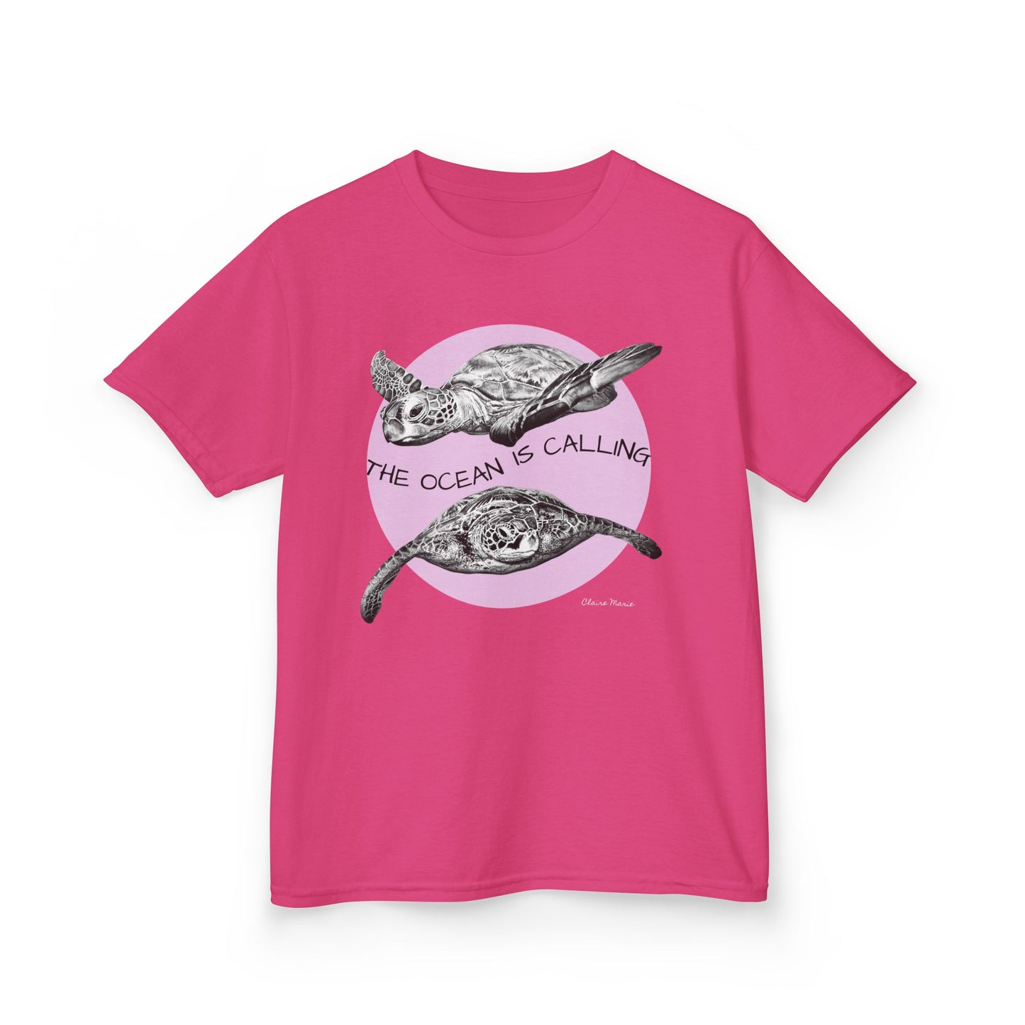Sea Turtle “The Ocean Is Calling” Kids T-shirt