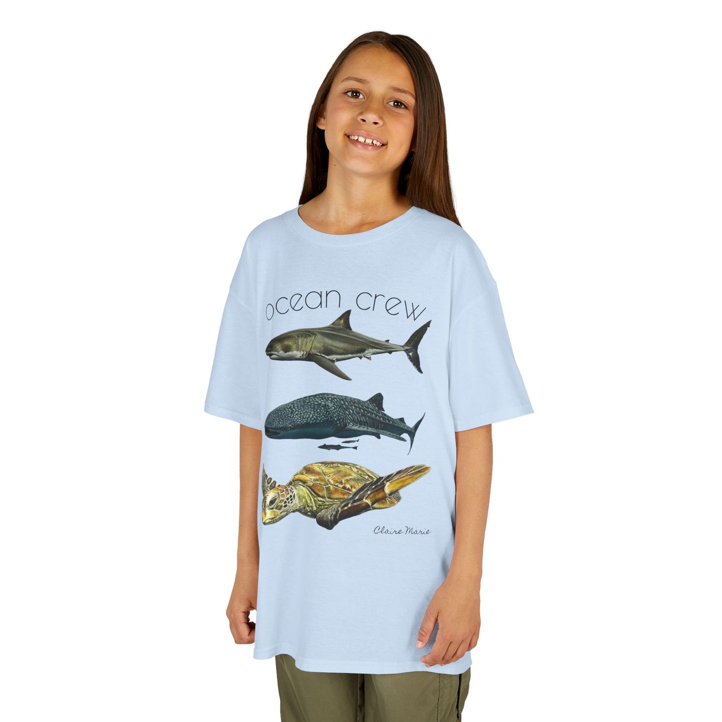 "Ocean Crew" Marine Life Kids T-shirt