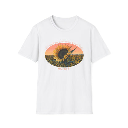 Sunflower Sunset Tee — 'Aurora' T-Shirt
