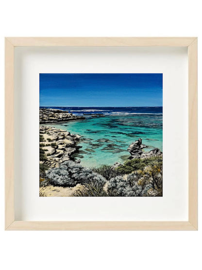 “Little Salmon Bay” limited edition 20 x 20cm fine art print