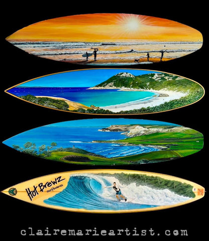 Custom Hand-Painted Surfboard Number 94 of 100 - Deposit Only
