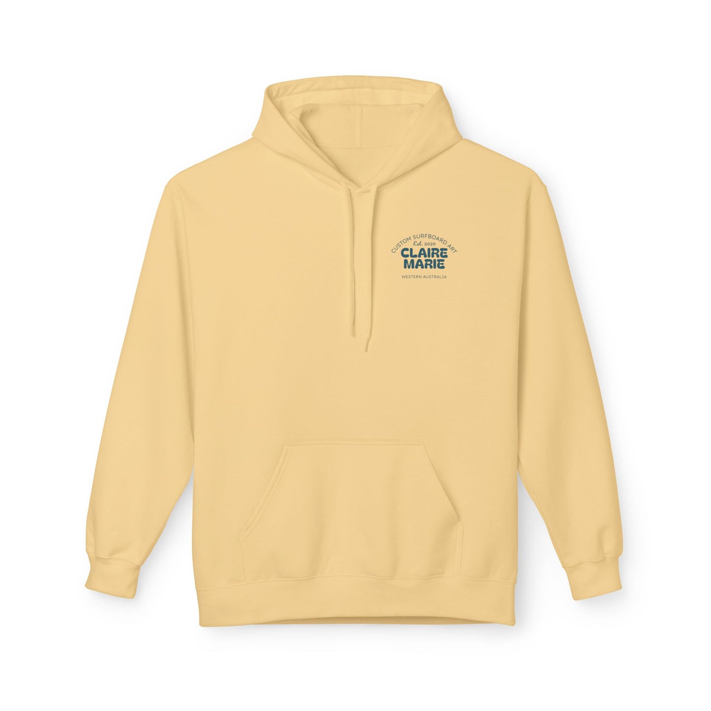 Claire Marie Surfboard Art Hoodie