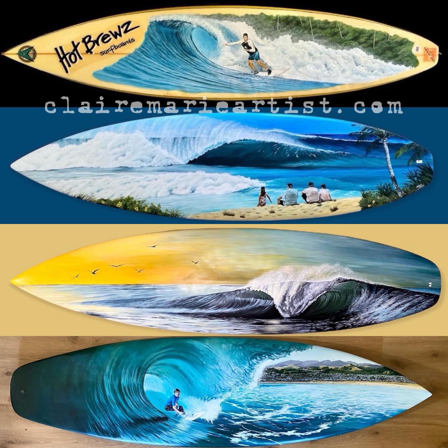 My LAST Custom Hand-Painted Surfboard - Number 100 of 100