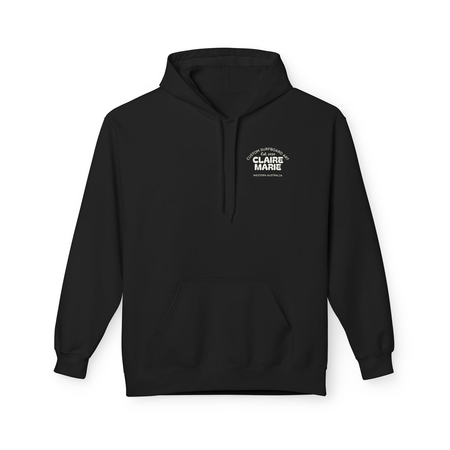 Claire Marie Surfboard Art Hoodie