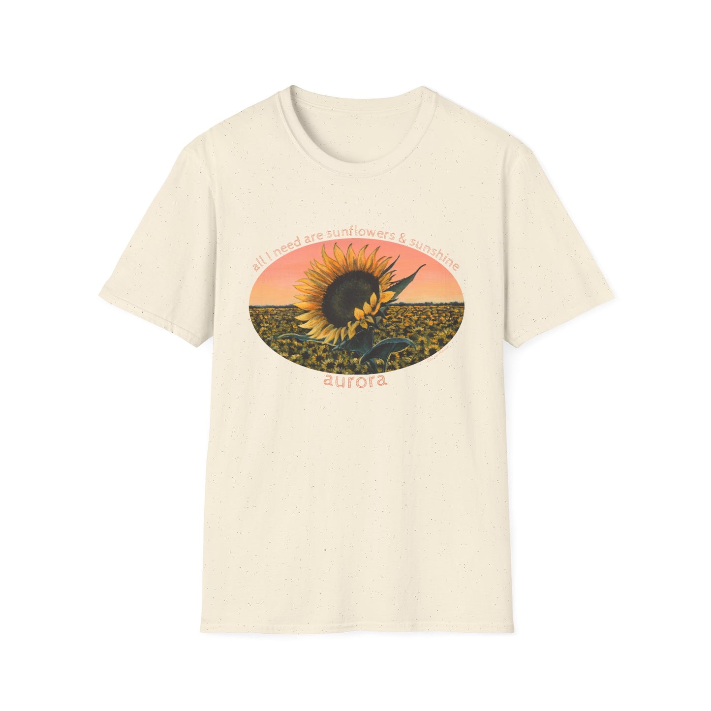 Sunflower Sunset Tee — 'Aurora' T-Shirt