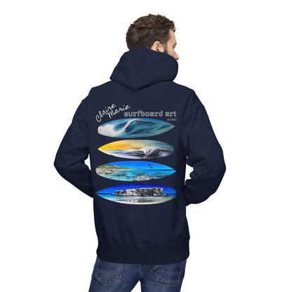 Claire Marie Surfboard Art Hoodie