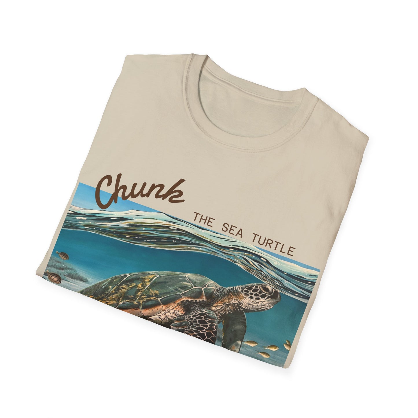 Sea Turtle T-Shirt - 'Chunk the Sea Turtle' Design