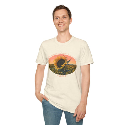 Sunflower Sunset Tee — 'Aurora' T-Shirt