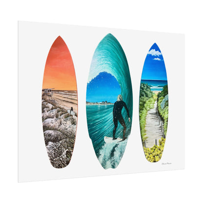 Fine Art Posters - Mullaloo Surfboard Collection