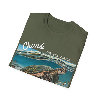 Sea Turtle T-Shirt - 'Chunk the Sea Turtle' Design