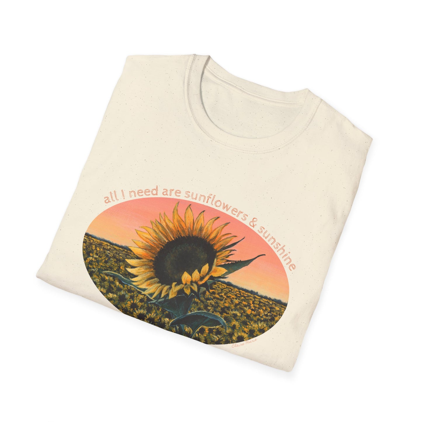Sunflower Sunset Tee — 'Aurora' T-Shirt