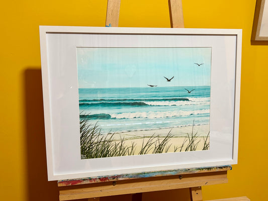'Ocean Whispers' Framed fine art print