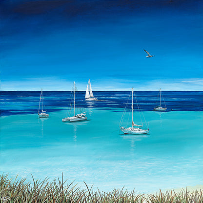 "Tranquility - Longreach Bay No. 1" - limited edition 30 x 30 cm fine art print